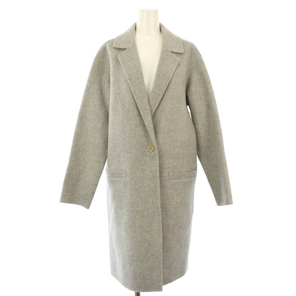 セオリー Theory NEW.DIVIDE PEIRETTE.DF チェスターコート カシミヤ混