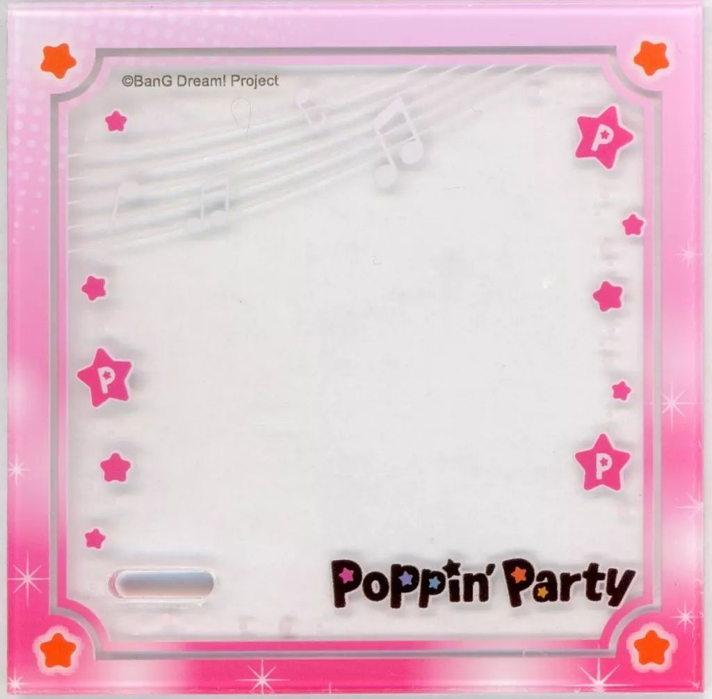 中古】コースター Poppin'Party 「BanG Dream!×ダイソー アクリル