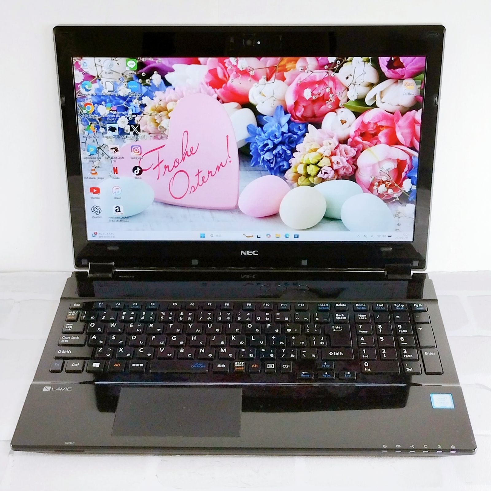 大容量保存✨Windows11✨ブルーレイ/カメラ✨NECブラックノートパソコン 大容量保存✨Windows11✨ブルーレイ/カメラ✨NECブラックノート