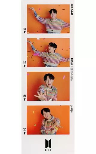 中古】キャラカード [単品] ジェイホープ(BTS/防弾少年団) 4カット