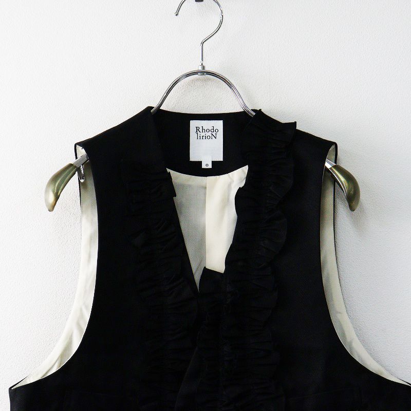 ロドリリオン　チノ　フリルベスト　ブラック 人気 商品 通販ファッション - ロドリリオン チノ フリルベスト