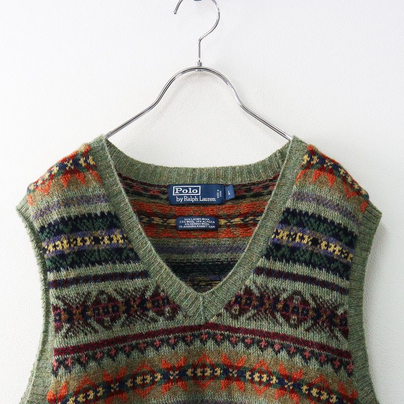 90s ポロラルフローレン Polo Ralph Lauren ウールアルパカアンゴラ