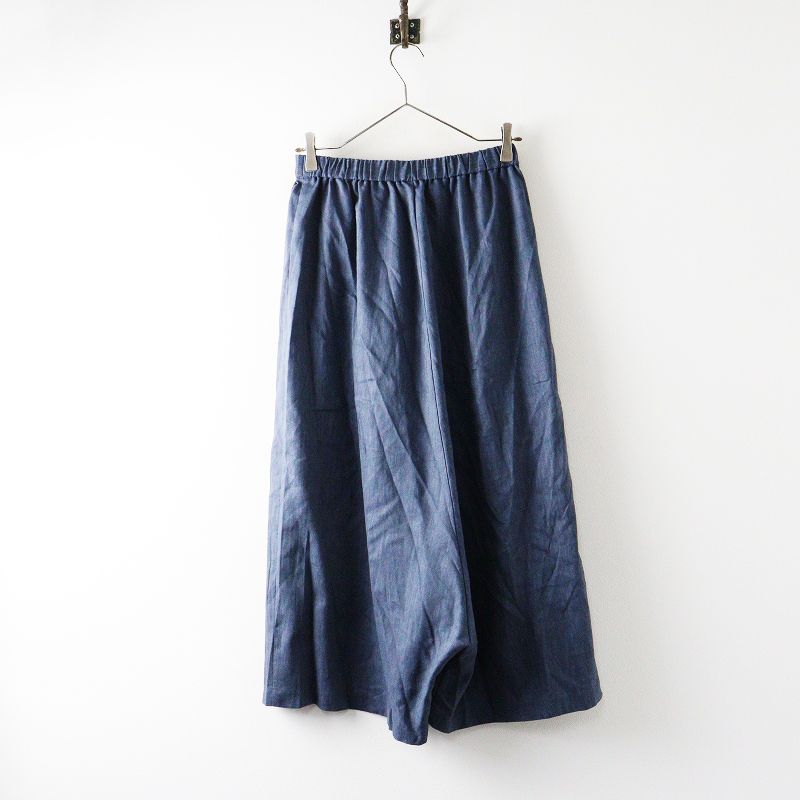 ♡パドカレ♡サルエルパンツ　美品 2024SS パドカレ pas de calais コットンリネン綾ストレッチ サルエル