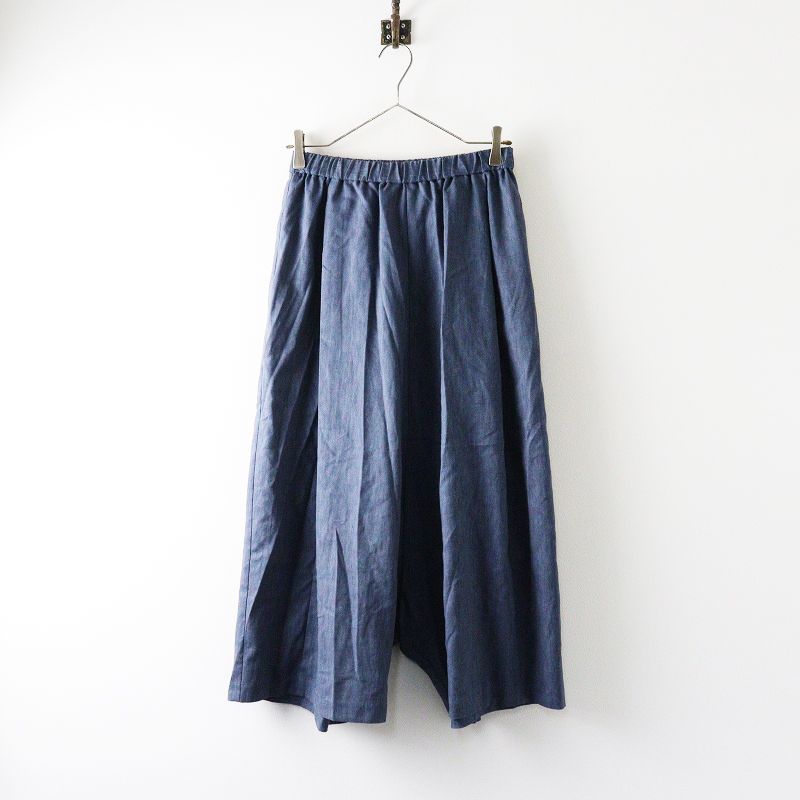 2024SS パドカレ pas de calais コットンリネン綾ストレッチ サルエル