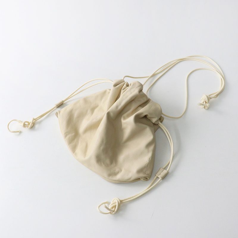 plageプラージュ完売レザーショルダー WEB限定追加予約》les Tendre leather clutch バッグ 2（ショルダー
