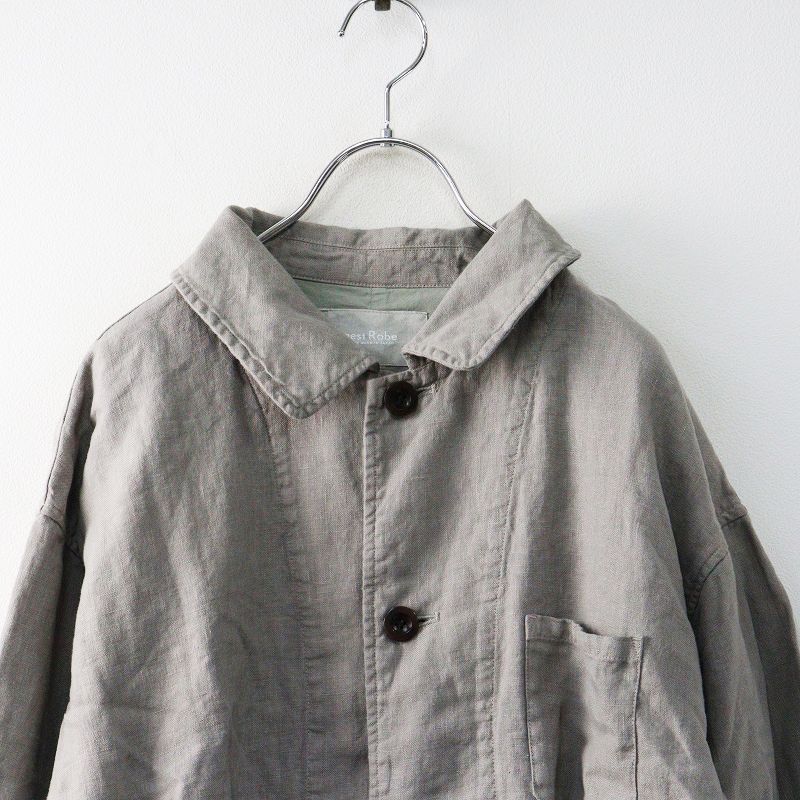 2025AW 定価5.2万 ネストローブ nest Robe リネンステンカラーライト