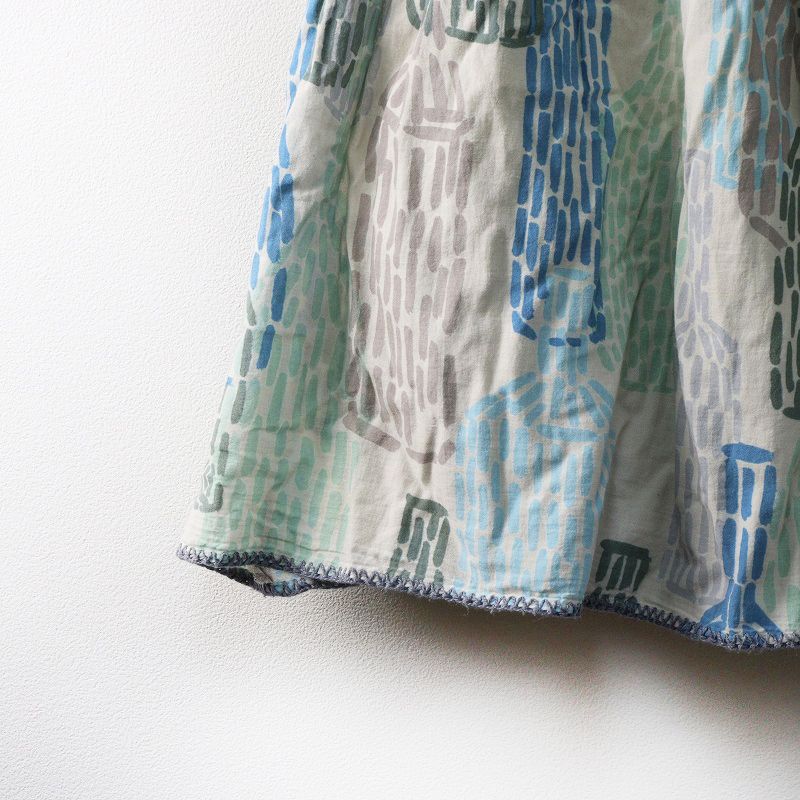 【お値下げ再出品】ミナペルホネン☆flairギャザースカート☆36♪ ミナペルホネン | flairのギャザースカート