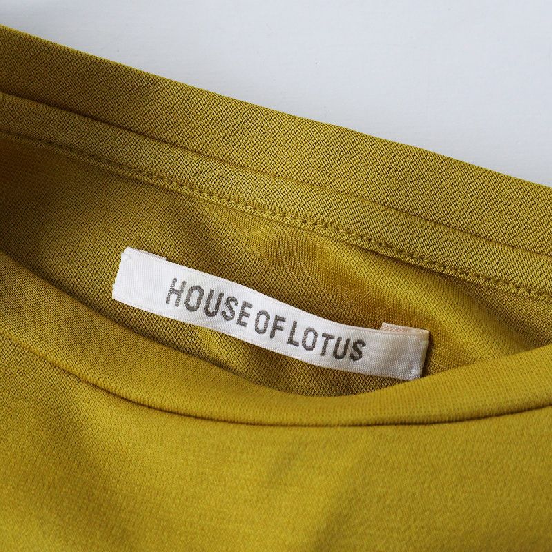 ハウスオブロータス HOUSE OF LOTUS コットン ノースリーブ ジャージー