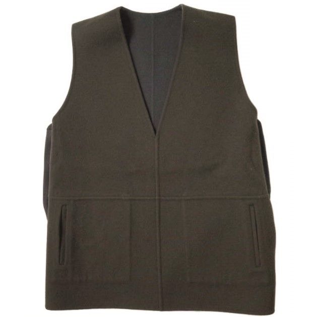 サエ 様用　drawer ドゥロワー　ウールリバーコンビベスト　ジレ Drawer ドゥロワー 21AW 日本製 ウールリバーコンビベスト 6521-234