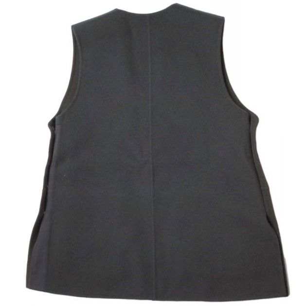 Drawer ドゥロワー 21AW 日本製 ウールリバーコンビベスト 6521-234