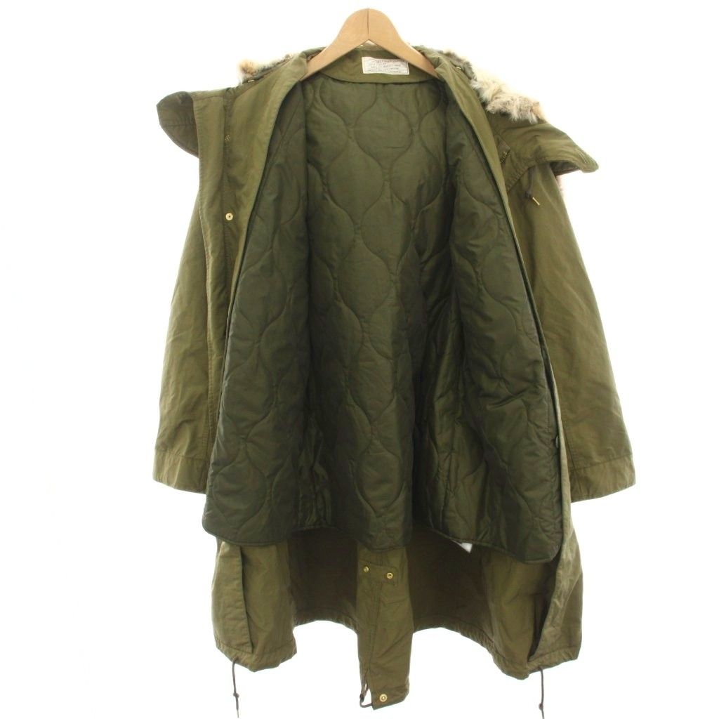ドゥーズィエムクラス☆カーキ☆ファー付きロングモッズコート　ミリタリー ドゥーズィエムクラス DEUXIEME CLASSE M65モッズコート ミリタリー