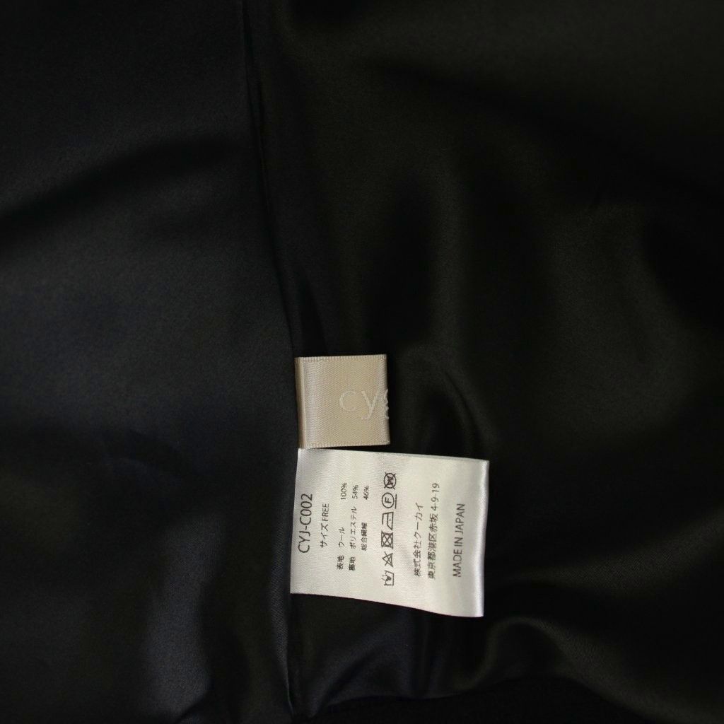 シーニュ Cygne 24AW フレアショートケープ Romain ポンチョ ウール F  