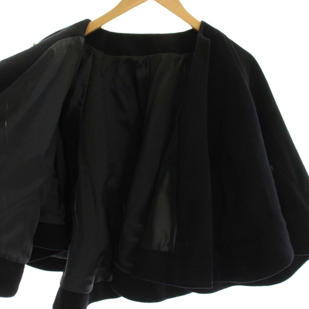 シーニュ Cygne 24AW フレアショートケープ Romain ポンチョ ウール F