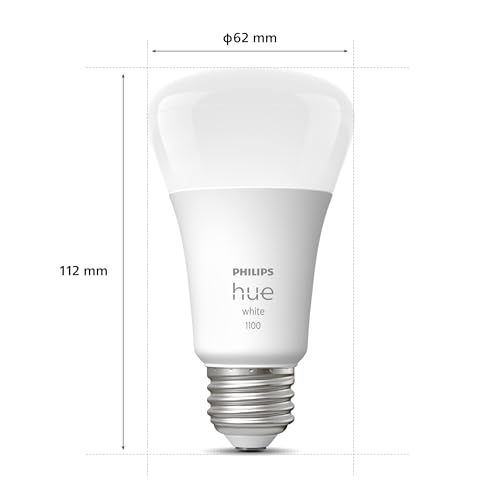 迅速に発送 フィリップスヒュー Philips Hue スマート電球 E 26 75 W相当 ホワイト スマート照明 Alexa対応 1100 lm 電球色 調光 スマートホーム 間接照明 LED スマートライト 音声操作 アプリ操作 006181 ec