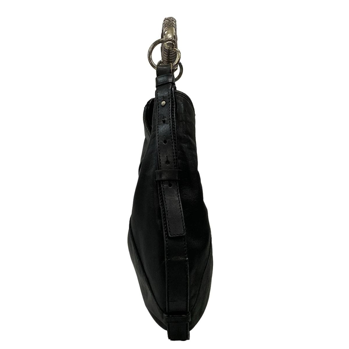 YvesSaintLaurent rivegauche (YSL)(イヴサンローランリヴゴーシュ) ショルダーバッグ モンバサ 95361 ダークブラウン レザー YvesSaintLaurent rivegauche (YSL)(イヴサンローランリヴゴーシュ