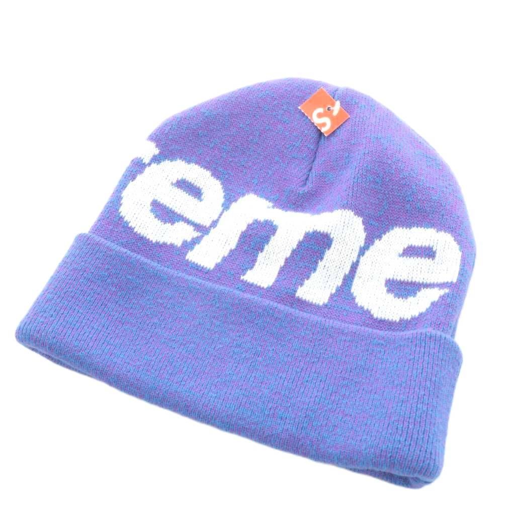 Supreme クロスボックスロゴ　ビーニー ニット帽 パープル 紫色 Supreme（シュプリーム） SUPREME Overdyed Beanie ビーニー PURPLE