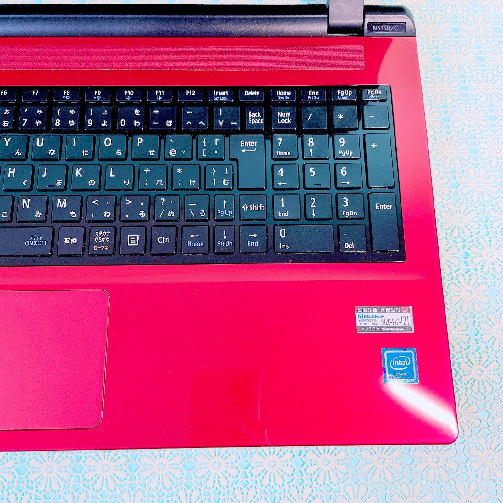 迷ったらコレ‼️タッチパネル✨️小型軽量！赤ノートパソコン快適SSD