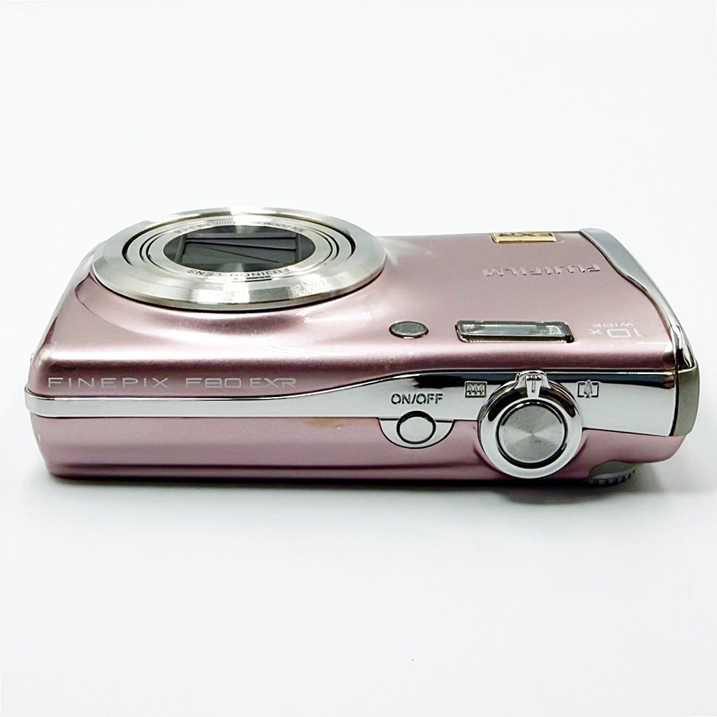フジフイルム FUJIFILM FinePix F80EXR ピンク コンデジ カメラ 中古