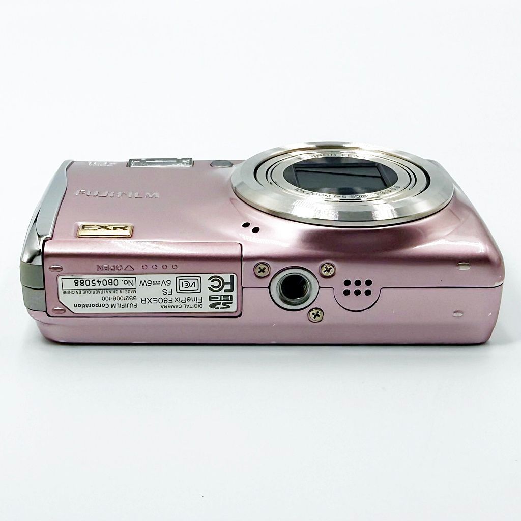 フジフイルム FUJIFILM FinePix F80EXR ピンク コンデジ カメラ 中古