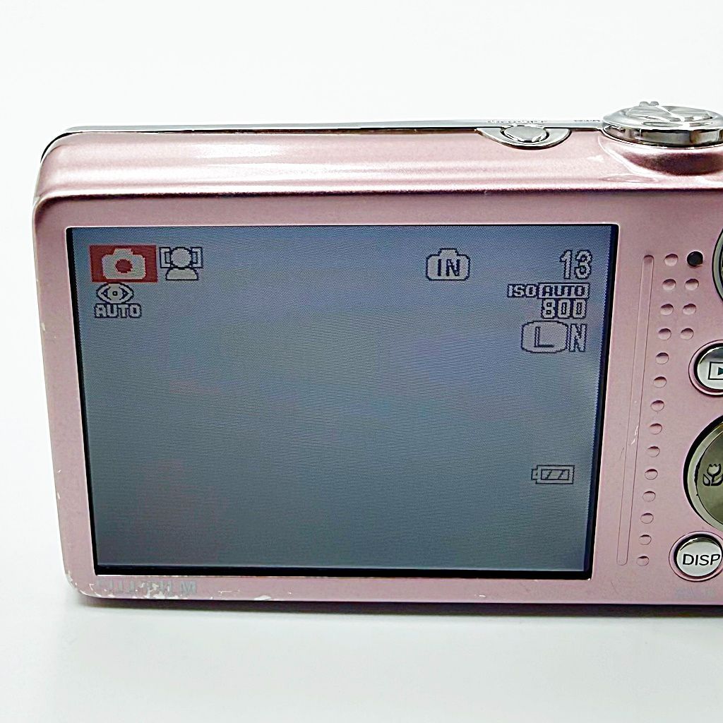 フジフイルム FUJIFILM FinePix F80EXR ピンク コンデジ カメラ 中古