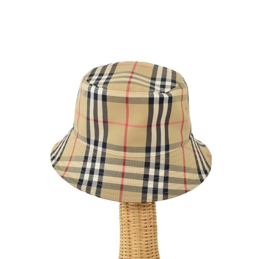 バーバリー BURBERRY バケットハット ノバチェック M ベージュ 8026927