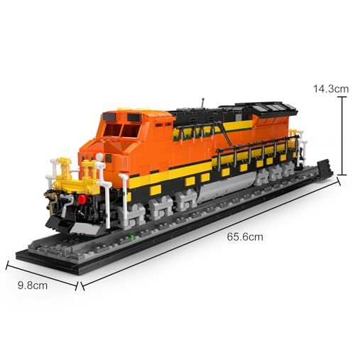 大型スケール機関車フロントモデル 貨物列車ブロック組み立てキット
