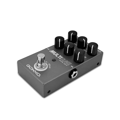 GK 72 Multitime マルチディレイ ギターペダル ? 11種類のディレイモード デジタル アナログ テープ リバース ローファイ デュアル ダック トレモロ アイス パターン ステレオエフェクト 9 V DC USB電源対応 0 b 5 a 578 c