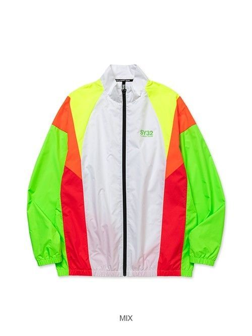新品未使用　SY32 ブルゾン　サイズXXL 未使用 SY32 by SWEET YEARS ロゴ エクスチェンジ カラー ブルゾン