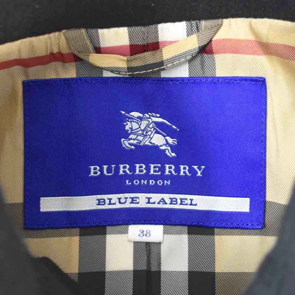 バーバリーブルーレーベル BURBERRY BLUE LABEL ダブル ショートコート