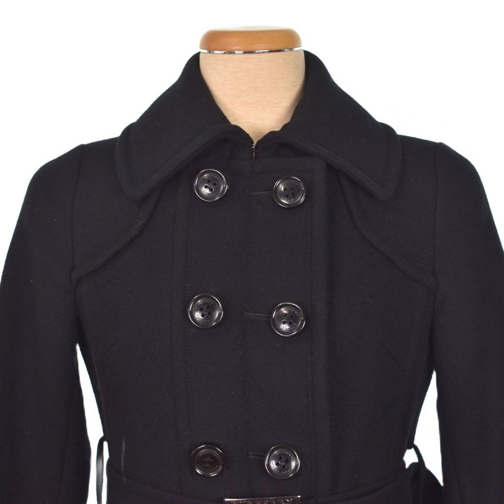 バーバリーブルーレーベル BURBERRY BLUE LABEL ダブル ショートコート
