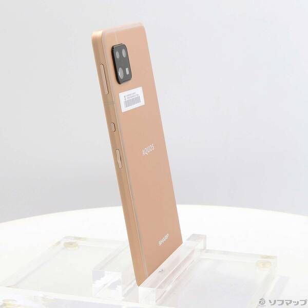 中古品〕 AQUOS sense6 128GB ライトカッパー SH-M19 SIMフリー【269