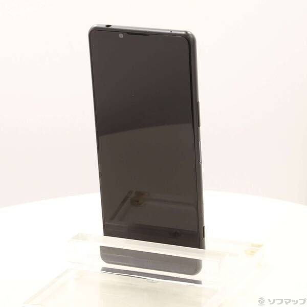 中古品〕 Xperia 5 III 128GB フロストブラック SO-53B docomo SIM