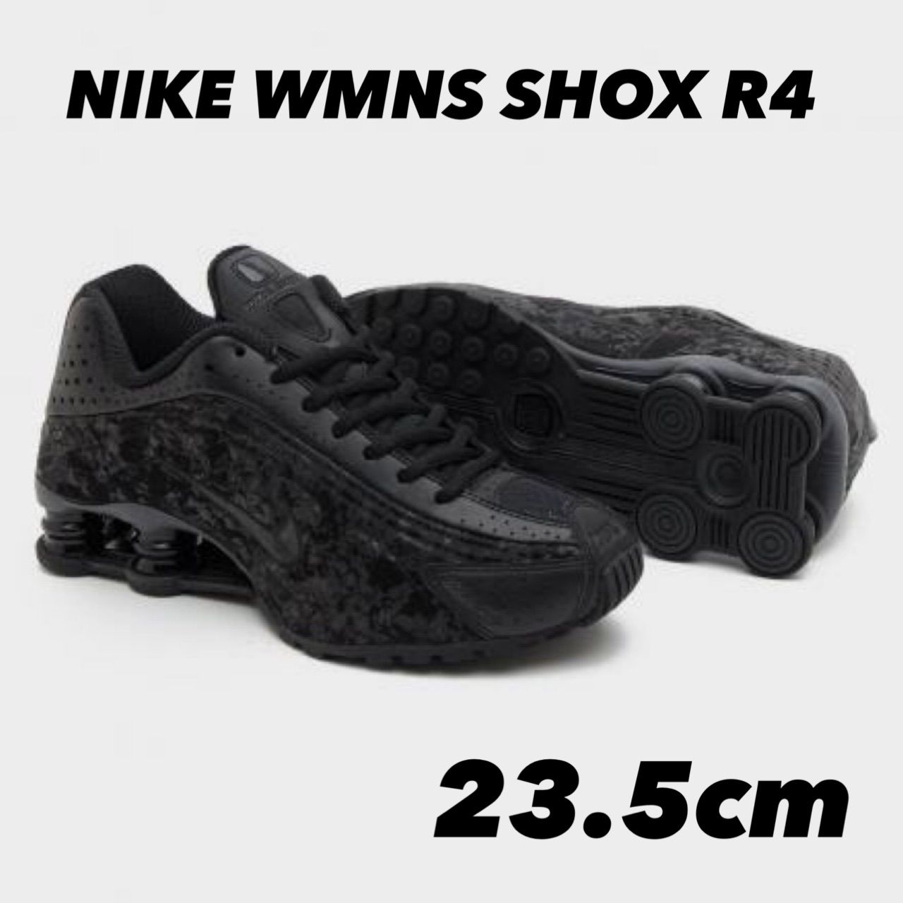 NIKE WMNS SHOX R4 ナイキ ウィメンズ ショックス R4 “BLACK FLORAL 