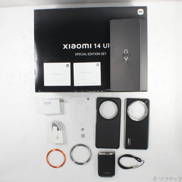 【美品】【箱・付属品完備】Xiaomi 14 Ultra 512GB Black 中古品〕 Xiaomi 14 Ultra 512GB ブラック MZB0HB0JP SIMフリー【262