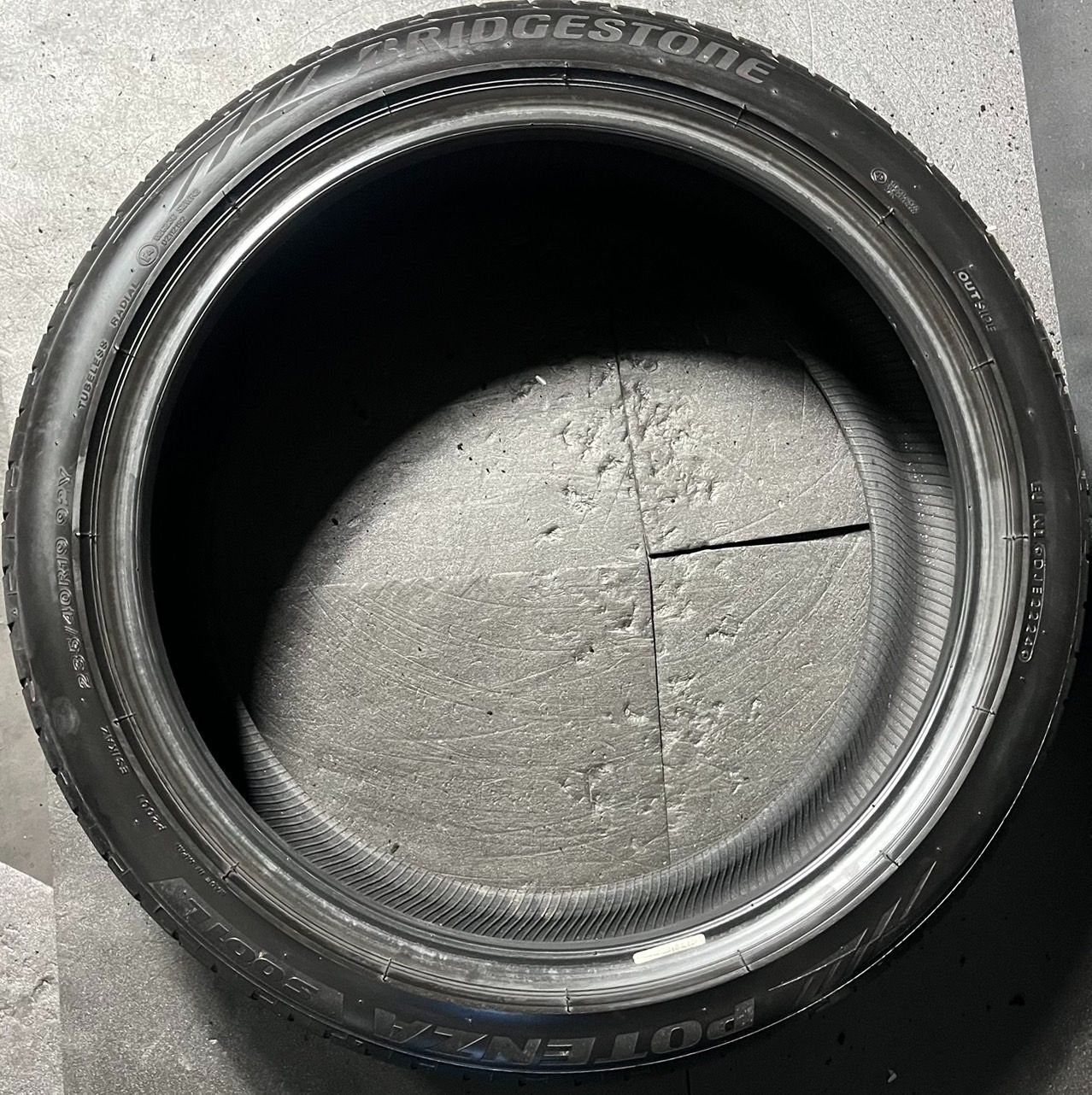 2024年製 約8.1分山 ブリヂストン BRIDGESTONE ポテンザ POTENZA S001L