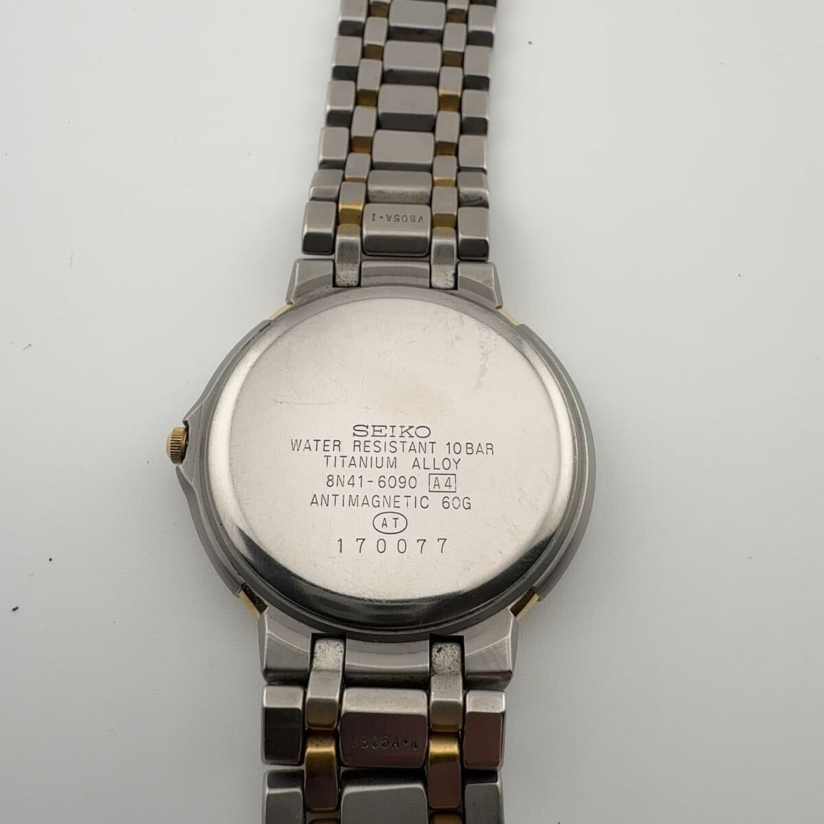 SEIKO 8N41-6090 セイコー DOLCE ドルチェ TITANIUM メンズ 腕時計