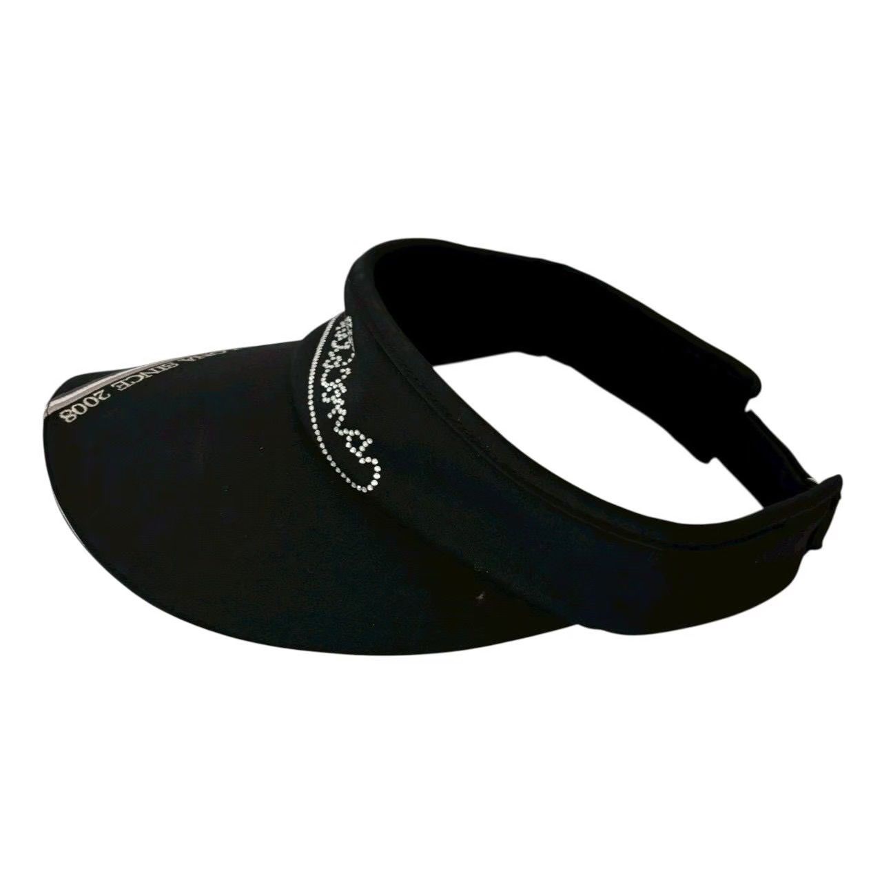 mark & lona バイザー 黒 スカルロゴ付き MARK&LONA マークアンドロナ サンバイザー SINCE2008 GOLF OR DIE