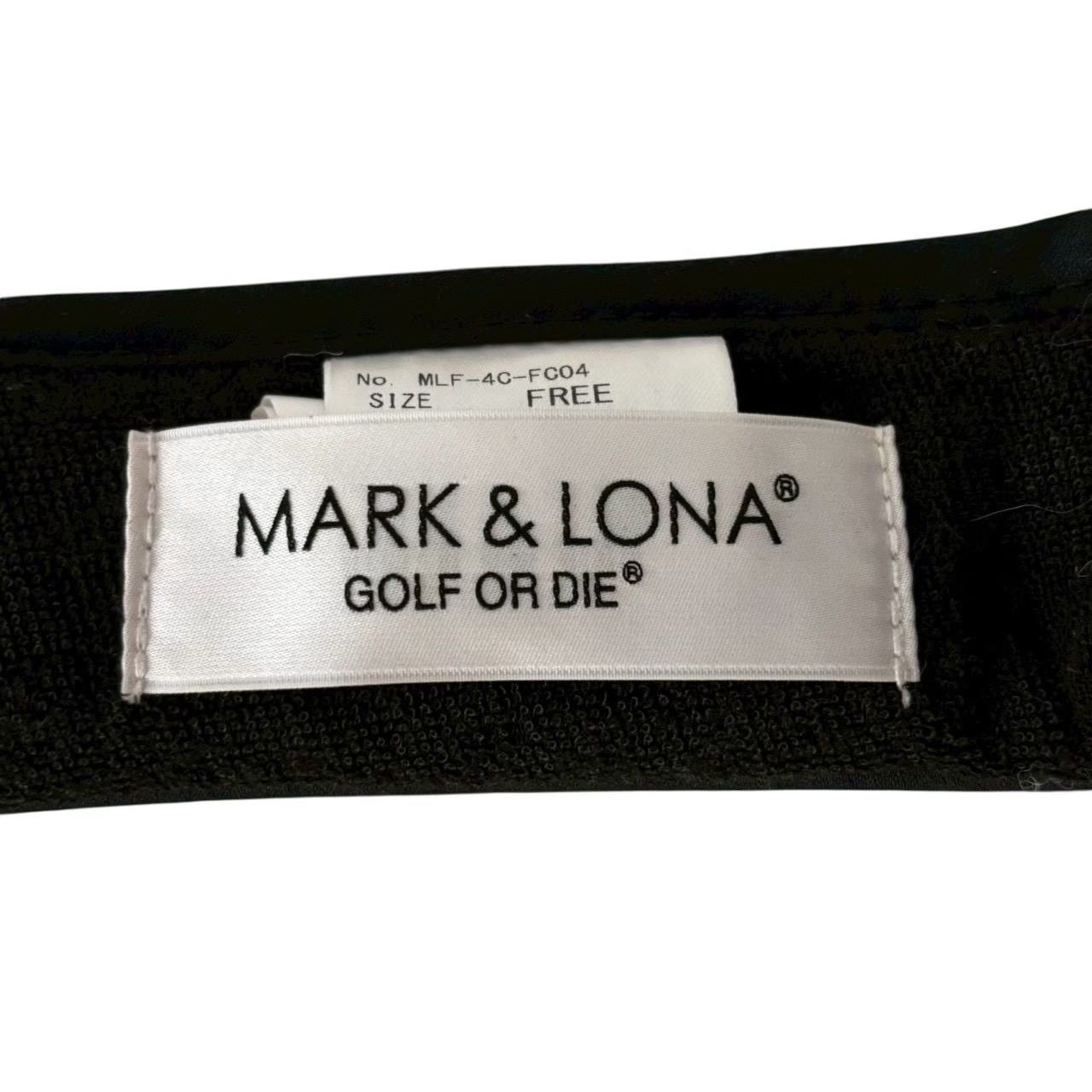 MARK & LONA GOLF OR DIE バイザー フリーサイズ MARK&LONA マークアンドロナ サンバイザー SINCE2008 GOLF OR DIE