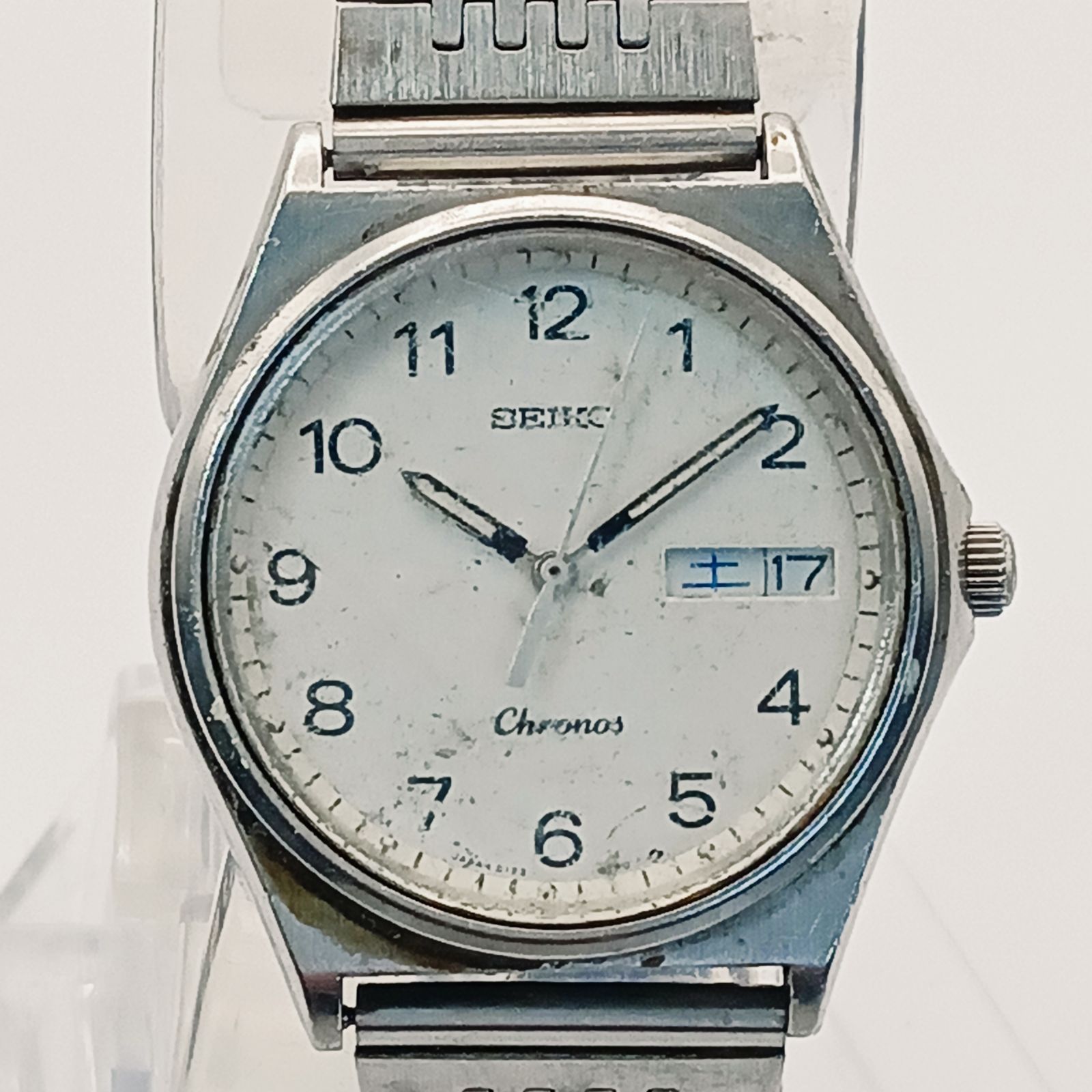 稼働】0117-4 SEIKO Chronos セイコー クロノス 8123-6400 メンズ 