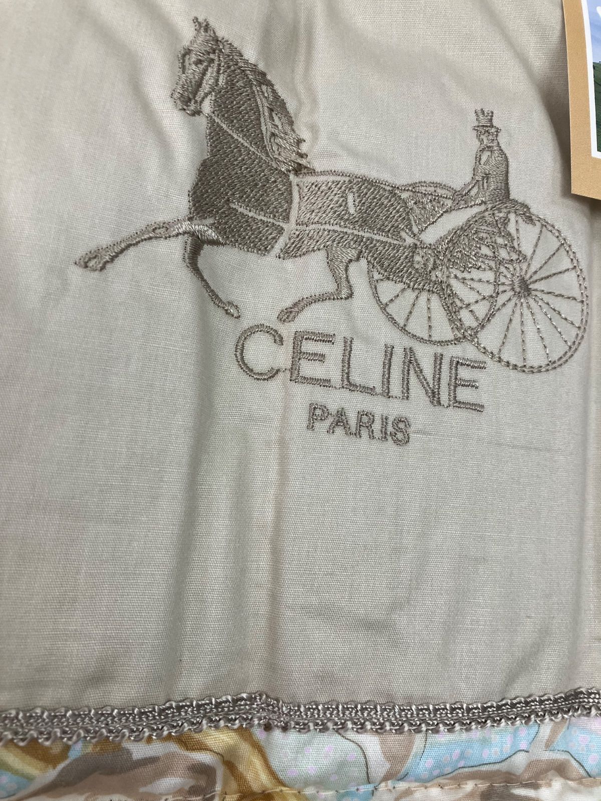 CELINE セリーヌ　ウール掛け布団 GL 422 150×200cm 中古 CELINE セリーヌ 肌掛けふとん 羊毛 シングル 150×200cm 綿 毛