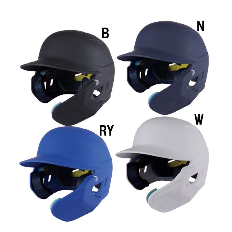 ローリングス Rawlings 硬式 MACH ヘルメット アジャスト ガード付き (高校野球対応) 野球 硬式 ヘルメット 22FW(MA07S)、つや消しブラック(B)