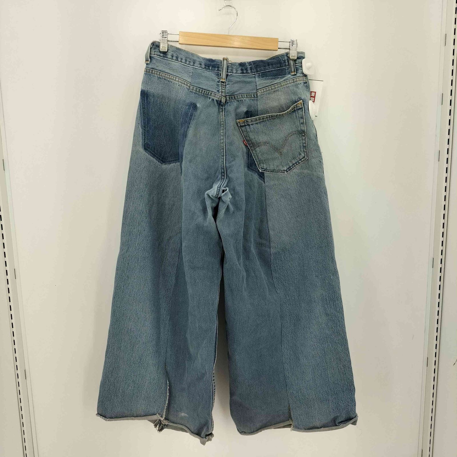 ユーズドフルギ USED古着 リメイク スーパーバギーデニムパンツ メンズ