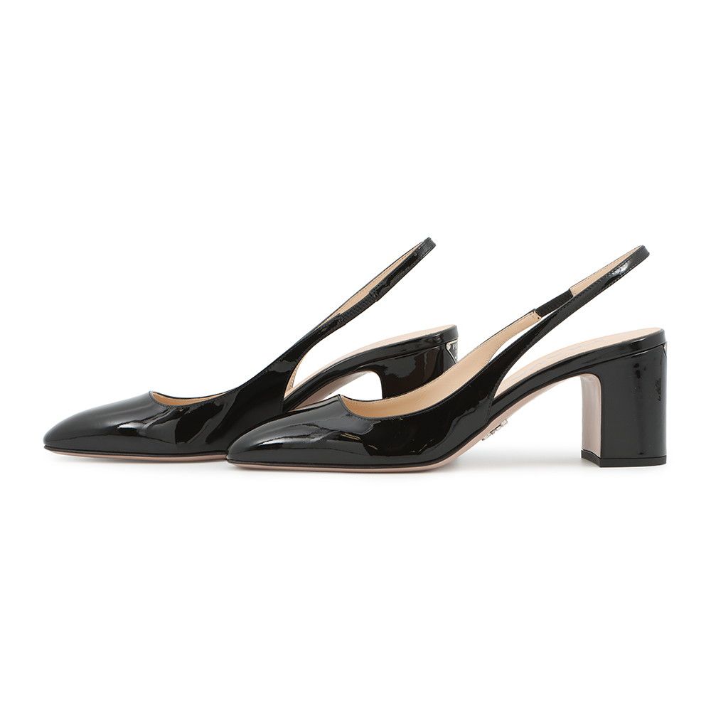 プラダ パンプス スリングバックパンプス パテント レディースサイズ36