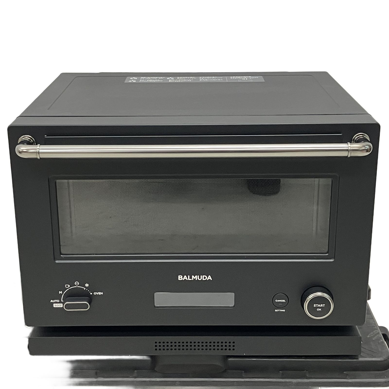 【中古美品】BALMUDA オーブンレンジ ブラック BALMUDA K09A-BK オーブンレンジ ブラック 2023年製 家電 中古