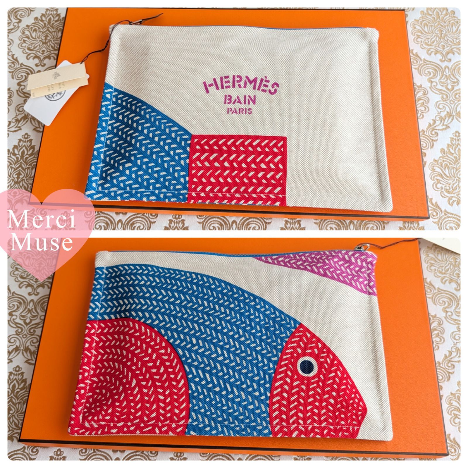 ❤未使用品❤フラットポーチ ヨッティング ポワソン セカンドバッグ