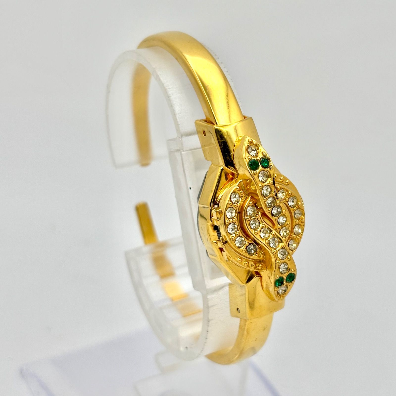 希少/稼働】Chancellor チャンセラー 機械式 手巻き ゴールド バングル