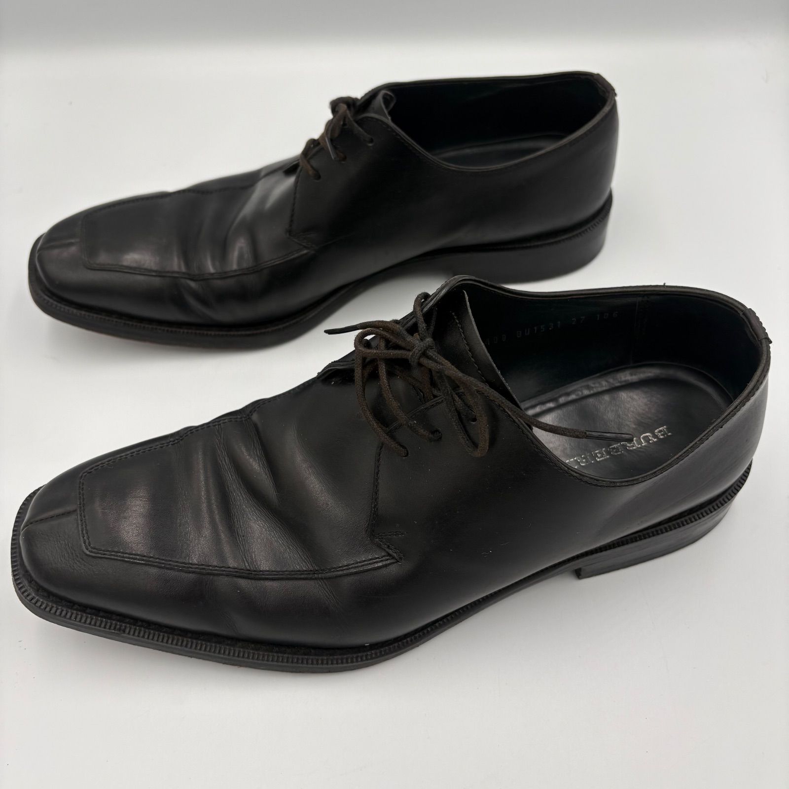 □ BURBERRY バーバリー LONDON レザーシューズ 黒 27cm ビジネス 紳士