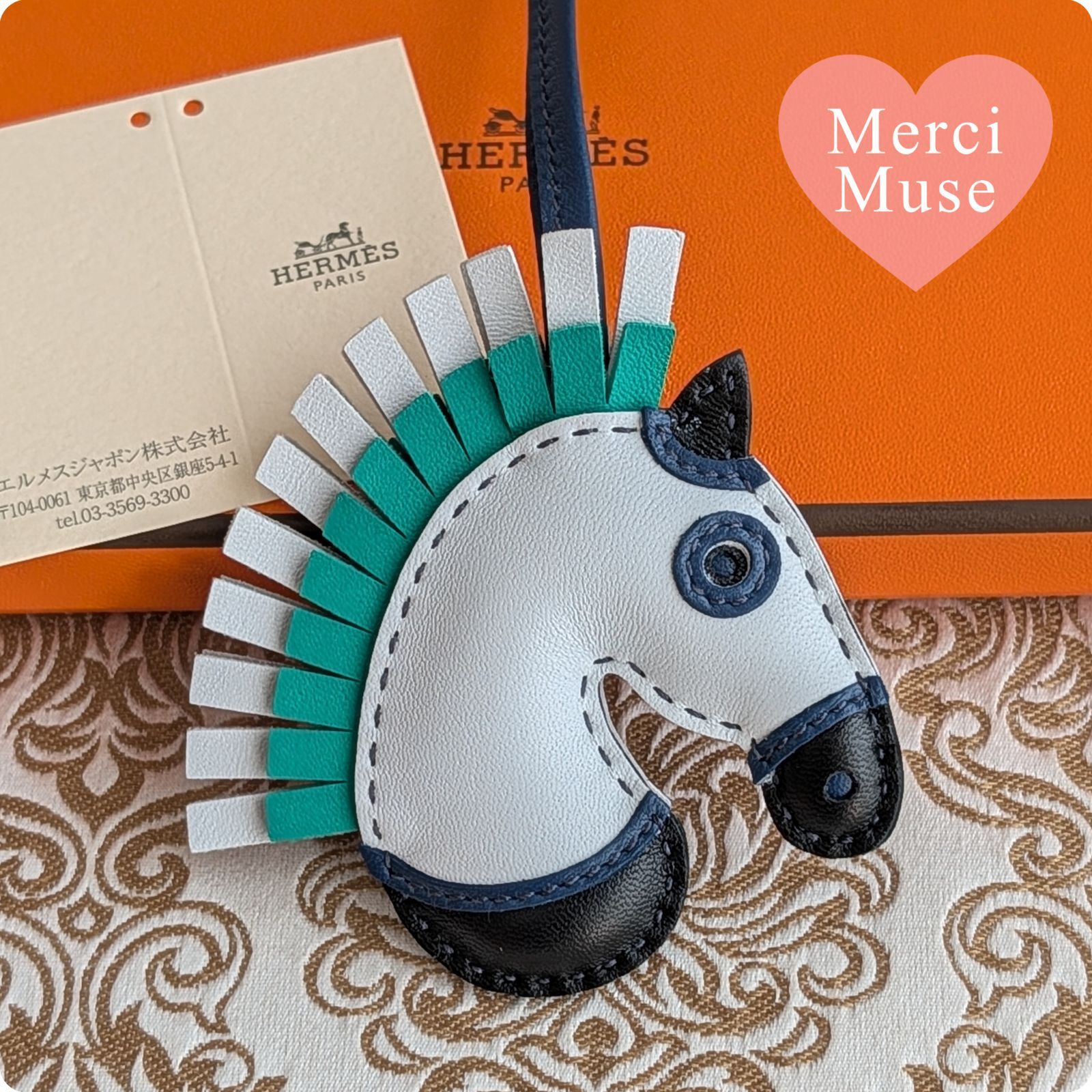 ❤未使用品❤ジージーカマイユチャーム ブループリュムxブルーマルテ