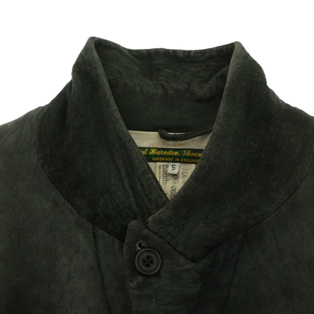 Paul Harnden ポールハーデン 英国製 スエード ブレザー レザー