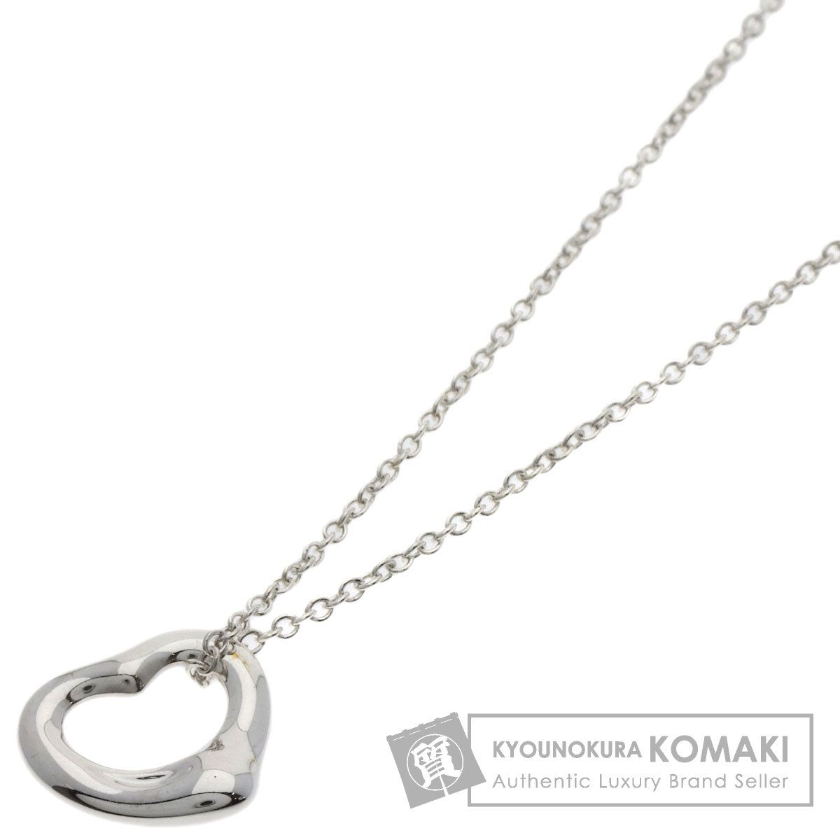 TIFFANY&Co. ティファニー オープンハート ネックレス SV レディース 